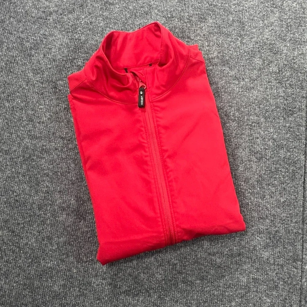 Oobe Men's Medium Red Full Zip‎ Up Jacket Lightweight Activewear Coat
